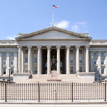 Shutterstock image: US Department of the Treasury.