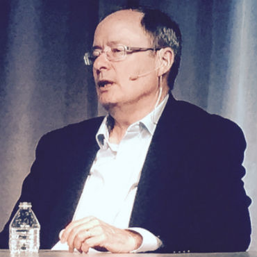 Former NSA Director Keith Alexander speaking at the 2015 RSA conference (Photo: Sean Lyngaas)