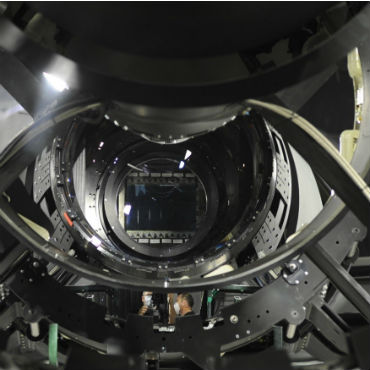 Detail of the Space Surveillance Telescope’s structure. Photo courtesy Department of Defense.