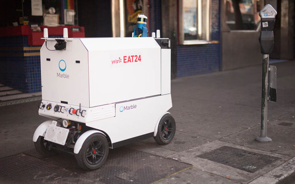 The West-Coast Delivery Robot