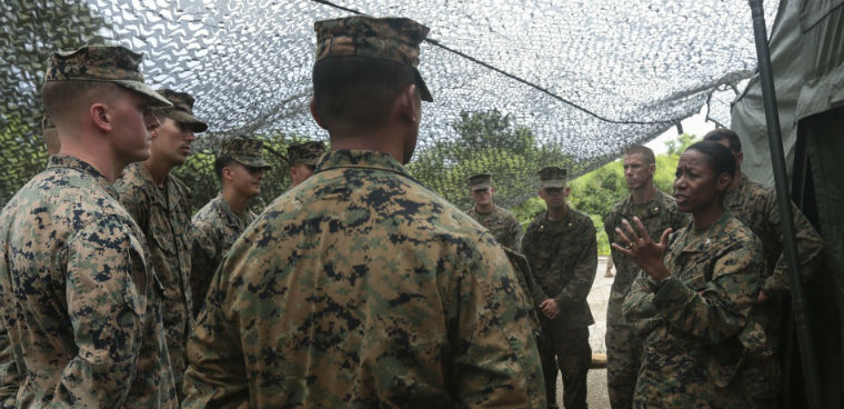 new Marine CIO Lorna Mahlock from 2016/USMC photo