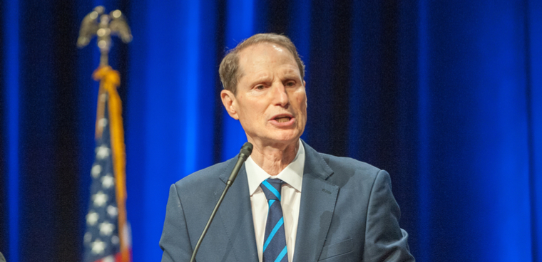 Sen. Ron Wyden (D-Ore) election night 2016 shutterstock image photo credit: Diego G Diaz