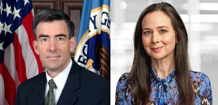 John C. Inglis and Jen Easterly (Photos: NSA, Morgan Stanley)