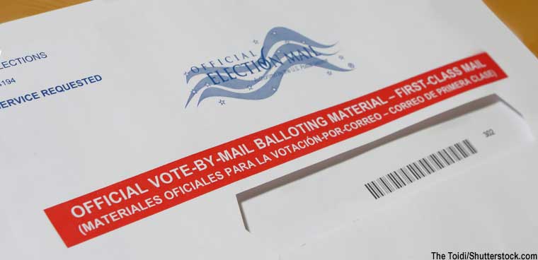 Mail in ballot materials (The Toidi/Shuttterstock.com)