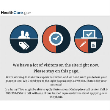Early HealthCare.gov Screenshot