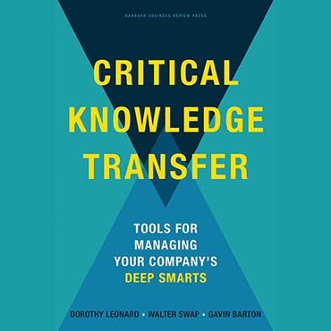 Bookshelf: Critical Knowledge Transfer