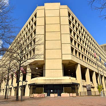 Shutterstock image: J. Edgar Hoover FBI building.