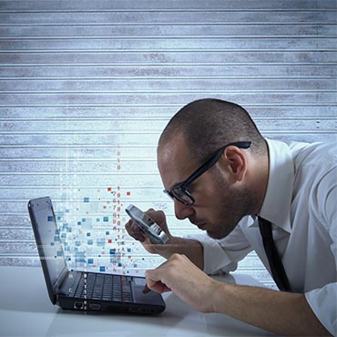 Shutterstock image: looking for code.