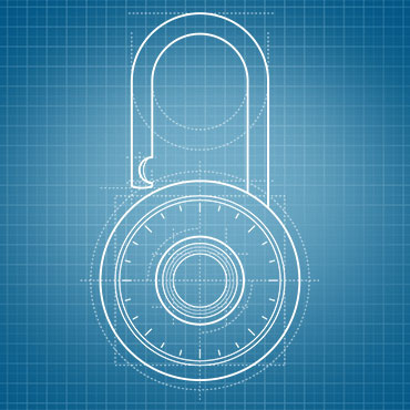 Cybersecurity combination lock.