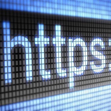 Shutterstock image: website security.