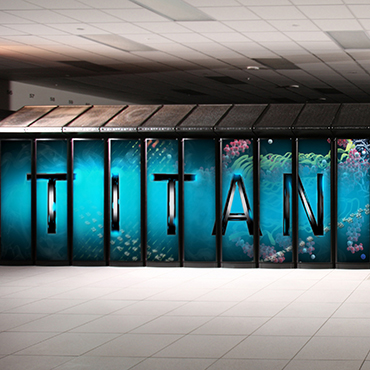 Brookhaven National Laboratory's supercomputer, TITAN.