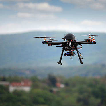 Shutterstock image: hover drone.