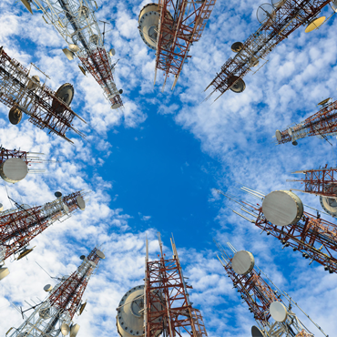 cell towers (Shutterstock.com)